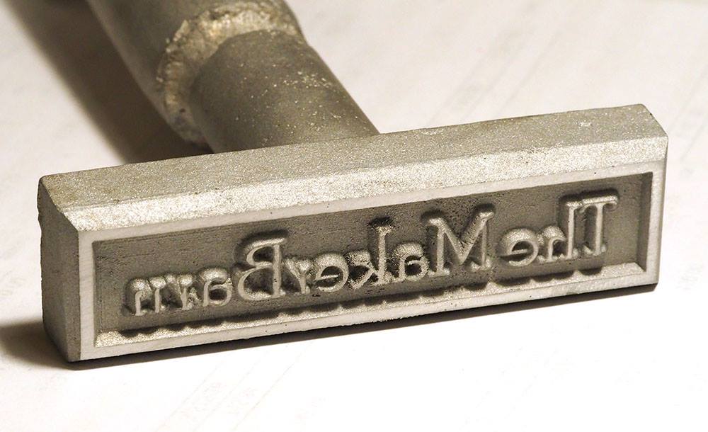 Branding Iron made using Sand Casting method