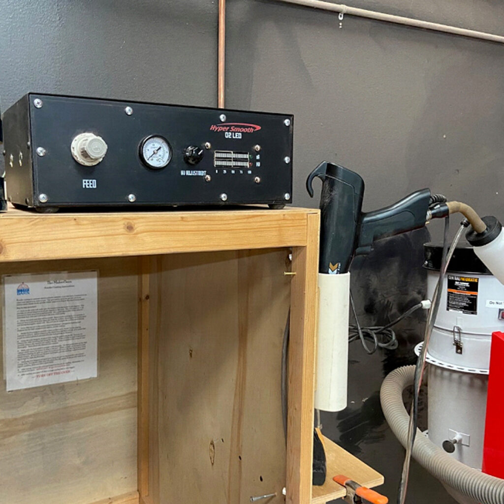 Powder Coating The MakerBarn